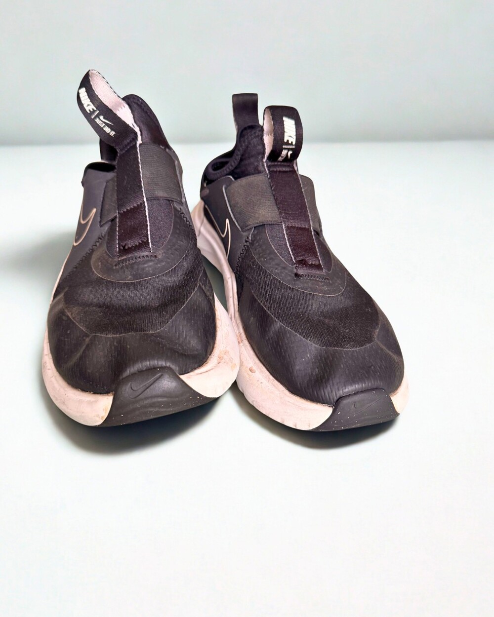 Nike Flex Plus GS Kids Shoes 6Y Black CW7415-003 Slip On Sneakers